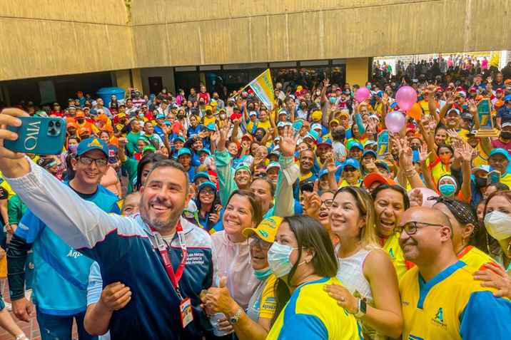 Gobernador Luis Marcanos clausura juegos deportivos laborales 2022