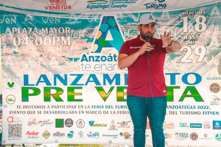 Gobernador Inició preventa de stands para la Feria de Turismo Anzoátegui 2022